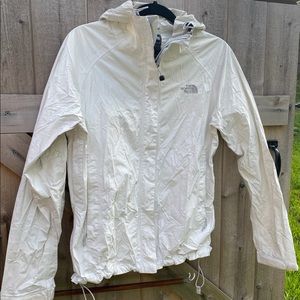 White Eggshell North Face Windbreaker